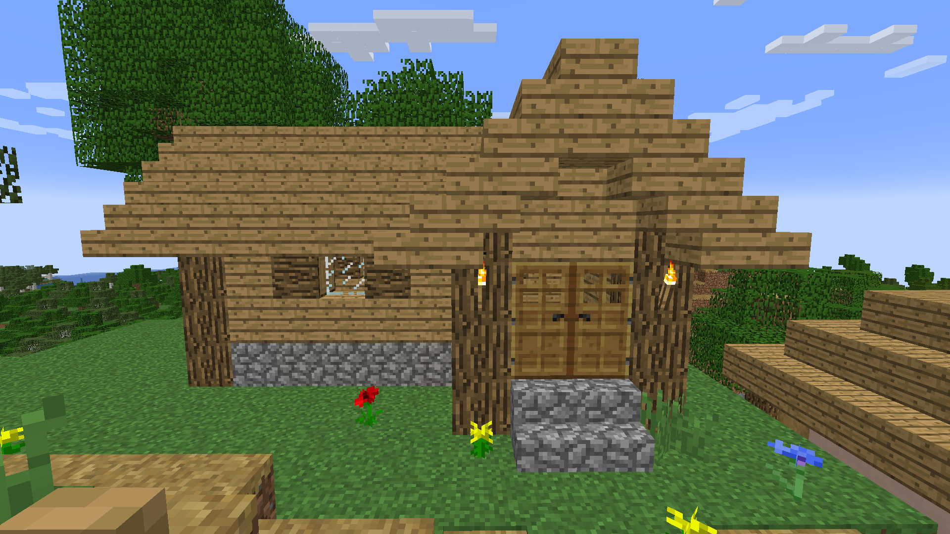 Example Minecraft landscape option