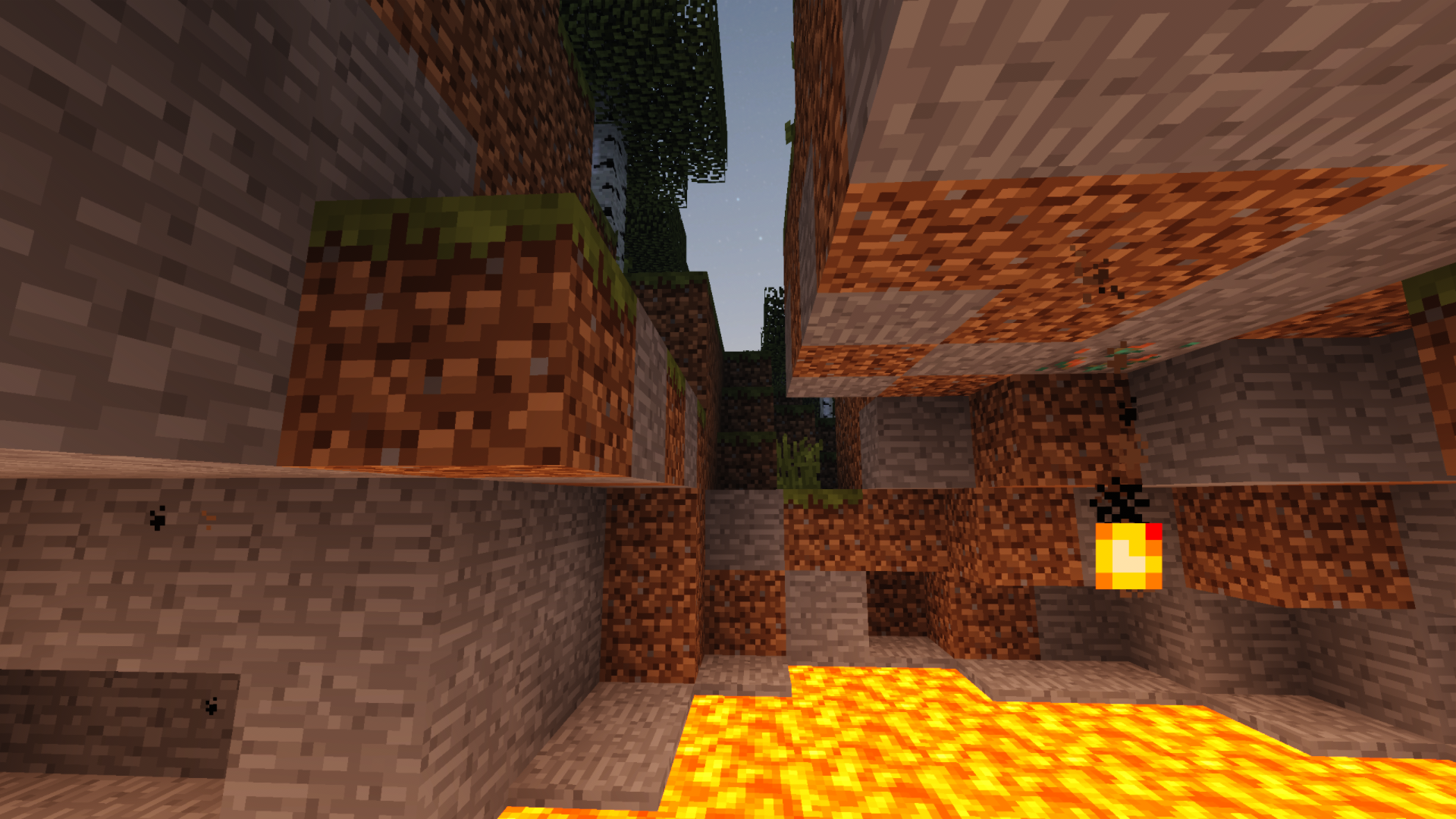 Example Minecraft landscape option