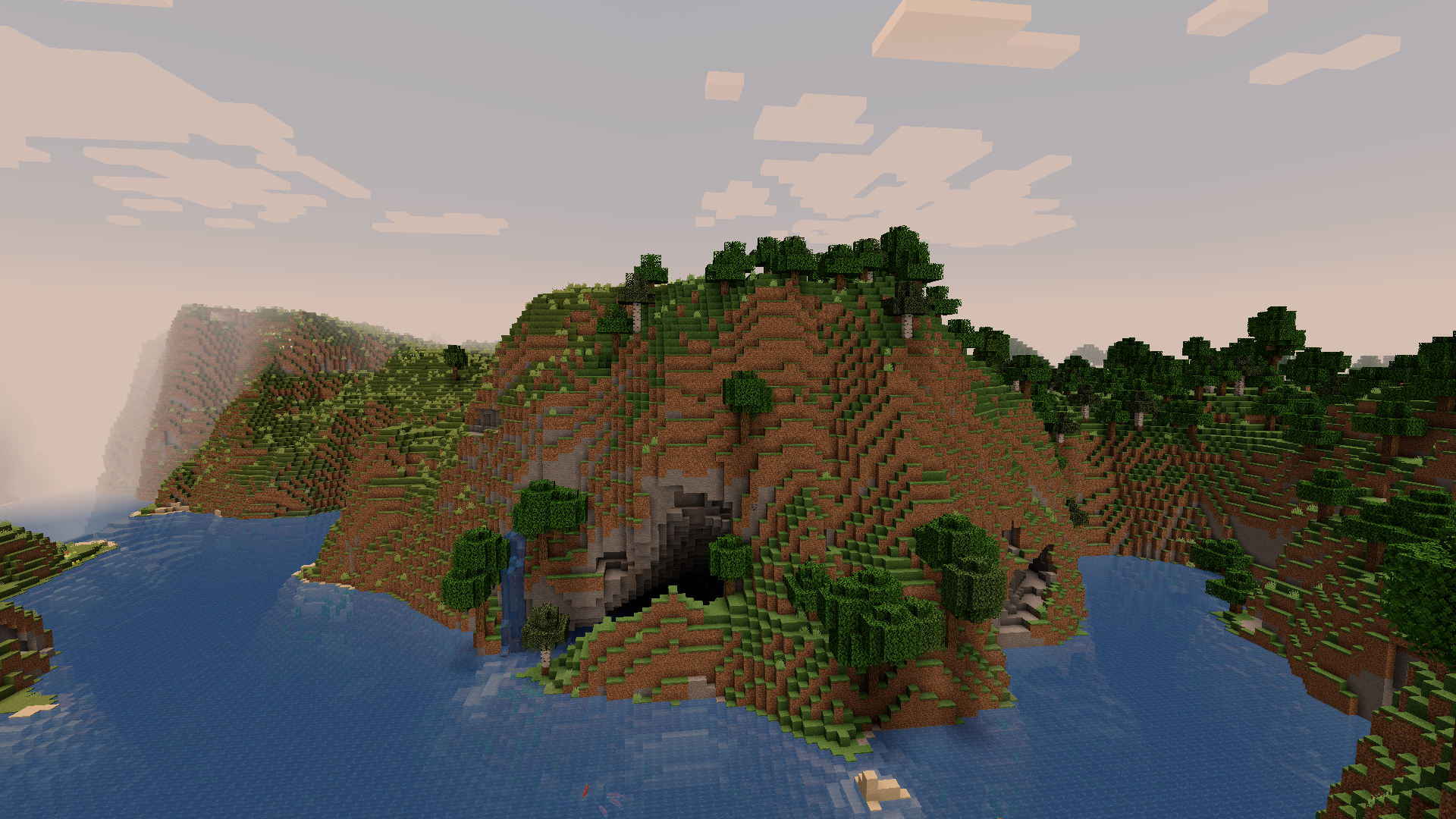 Example Minecraft landscape option
