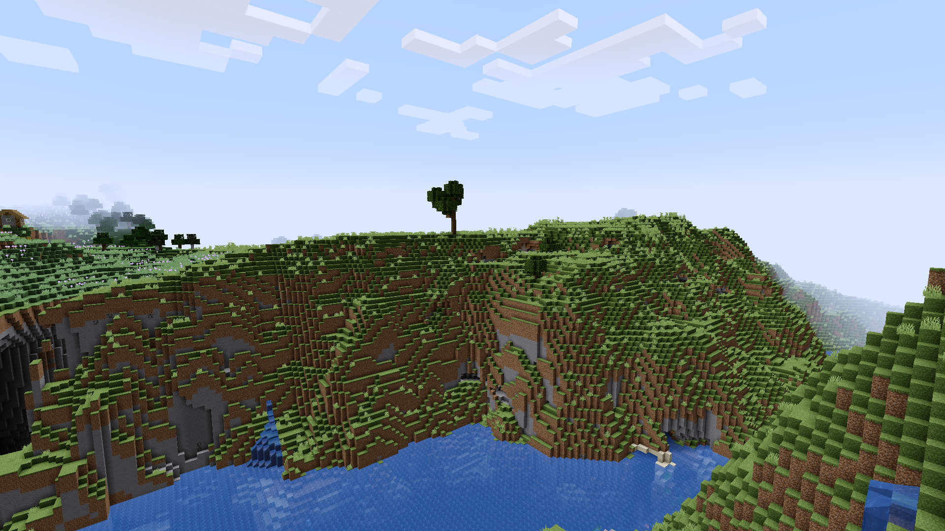 Example Minecraft landscape option