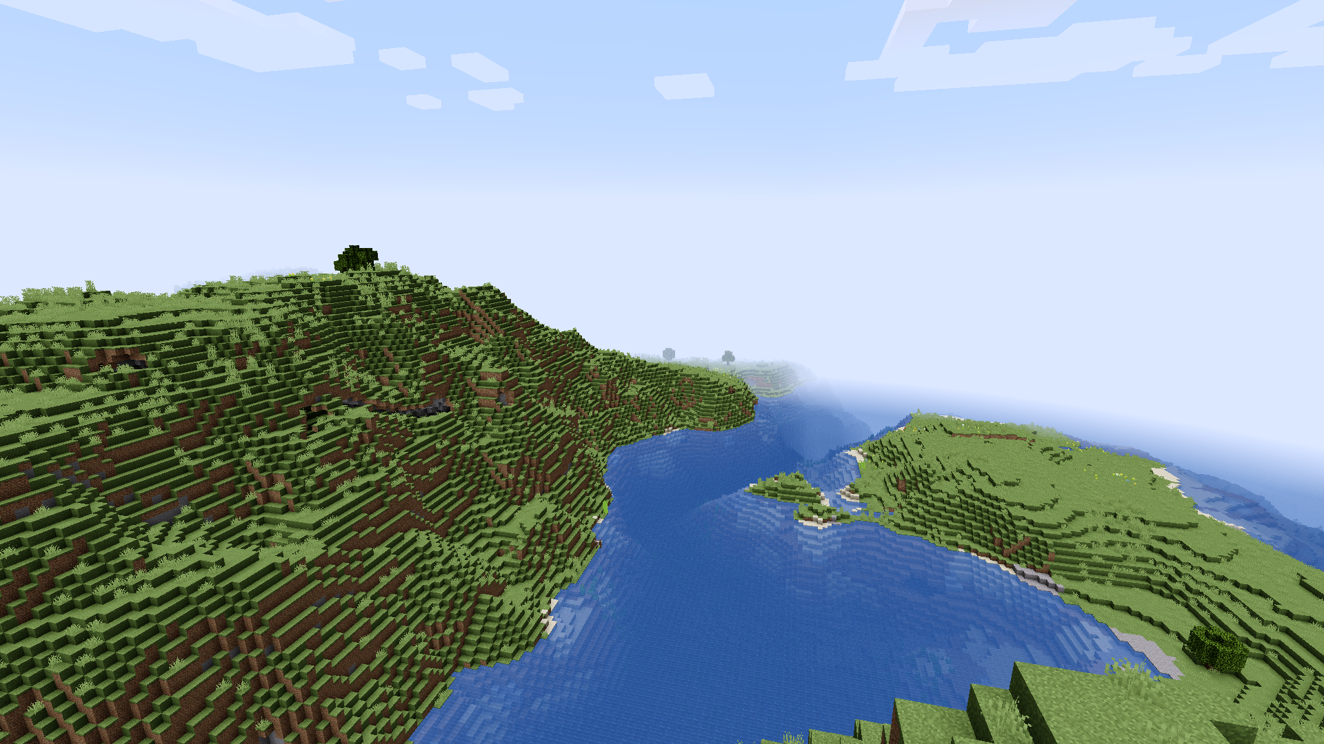 Example Minecraft landscape option