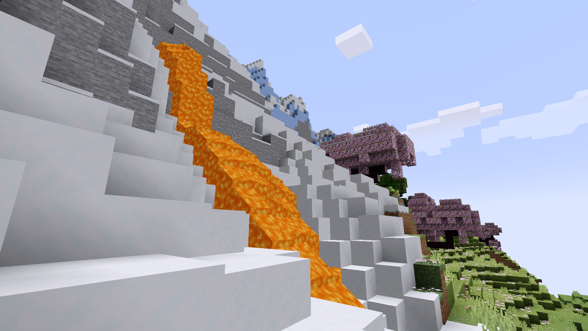 Example Minecraft landscape option