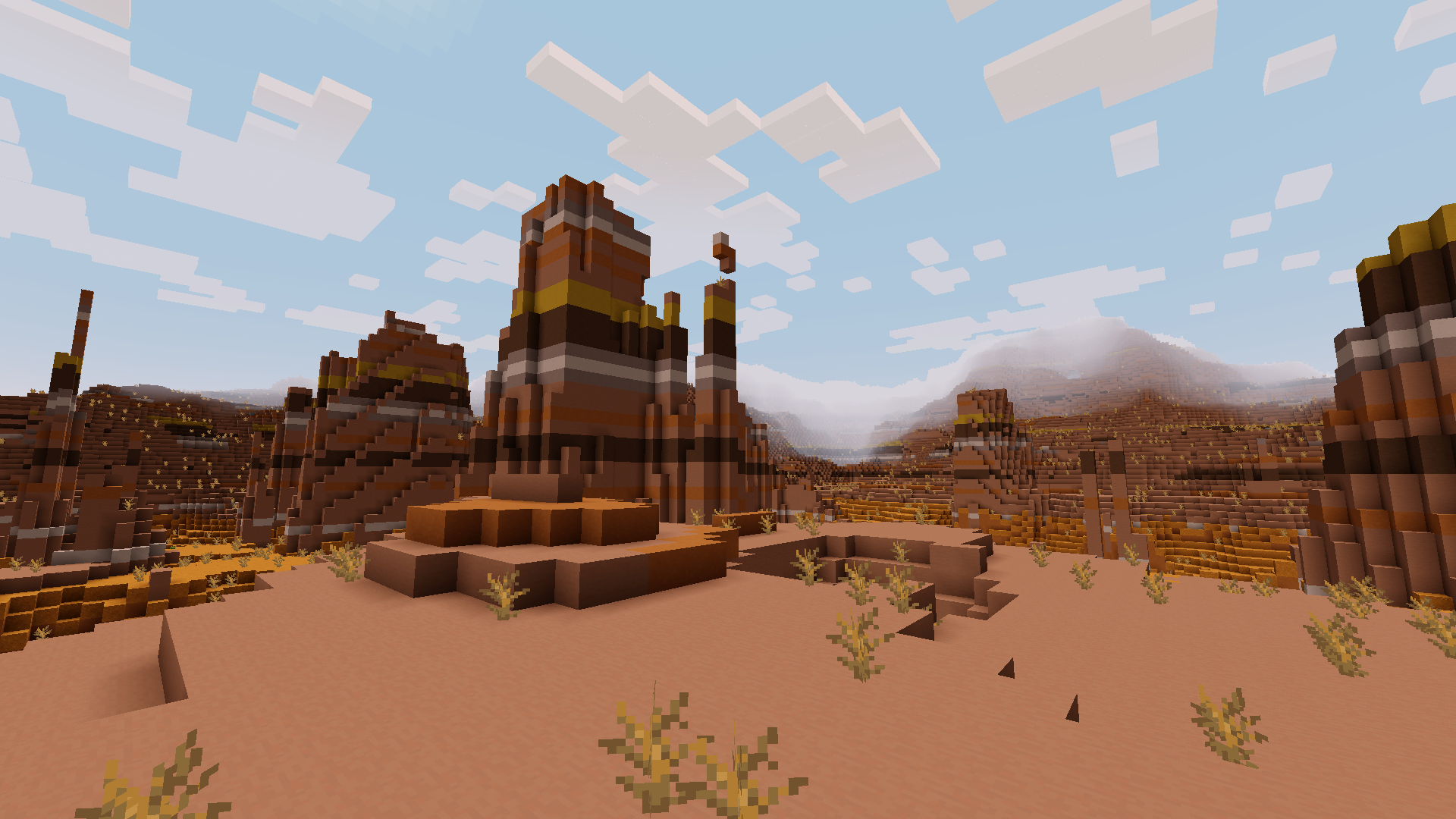 Example Minecraft landscape option