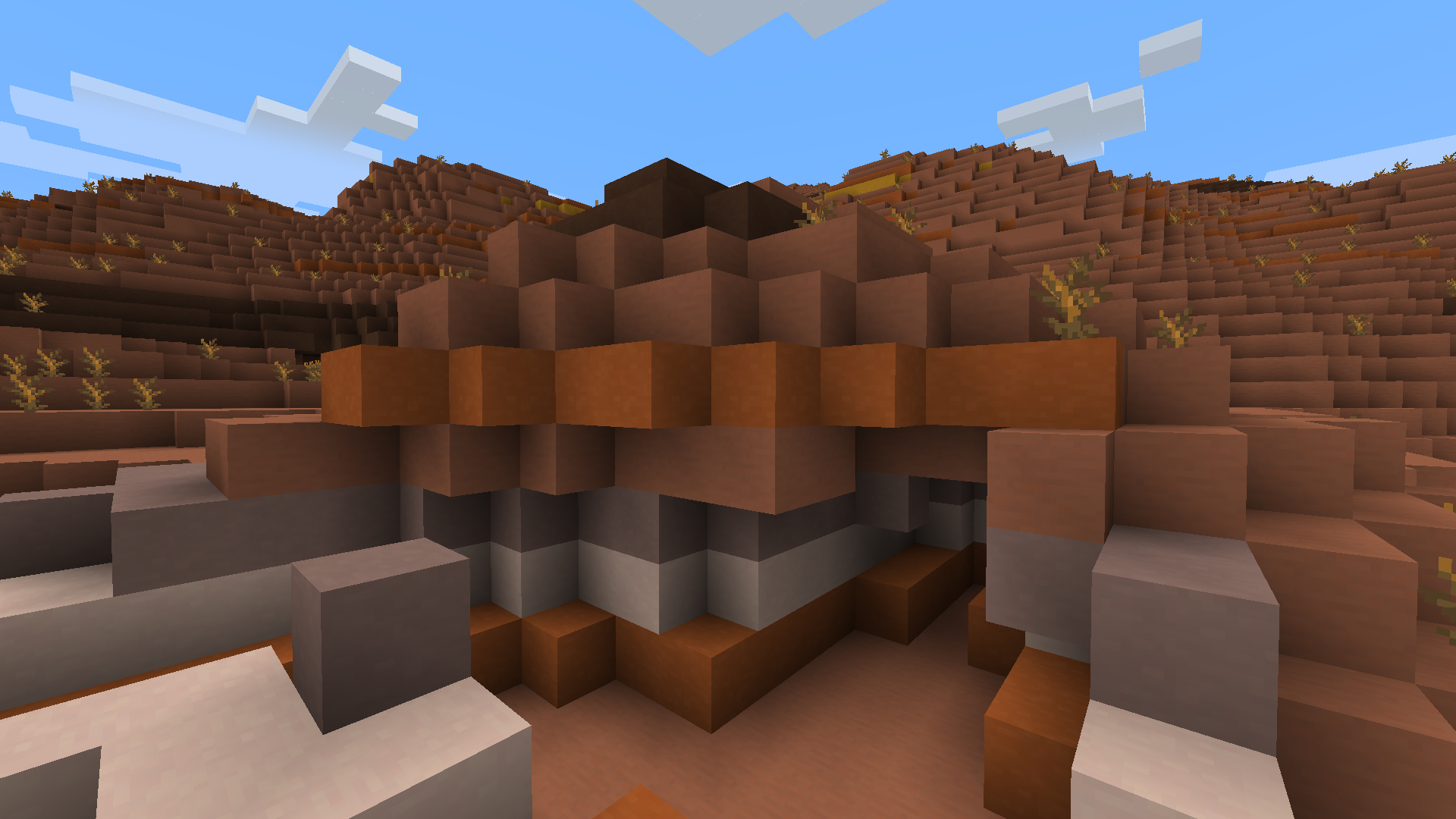 Example Minecraft landscape option