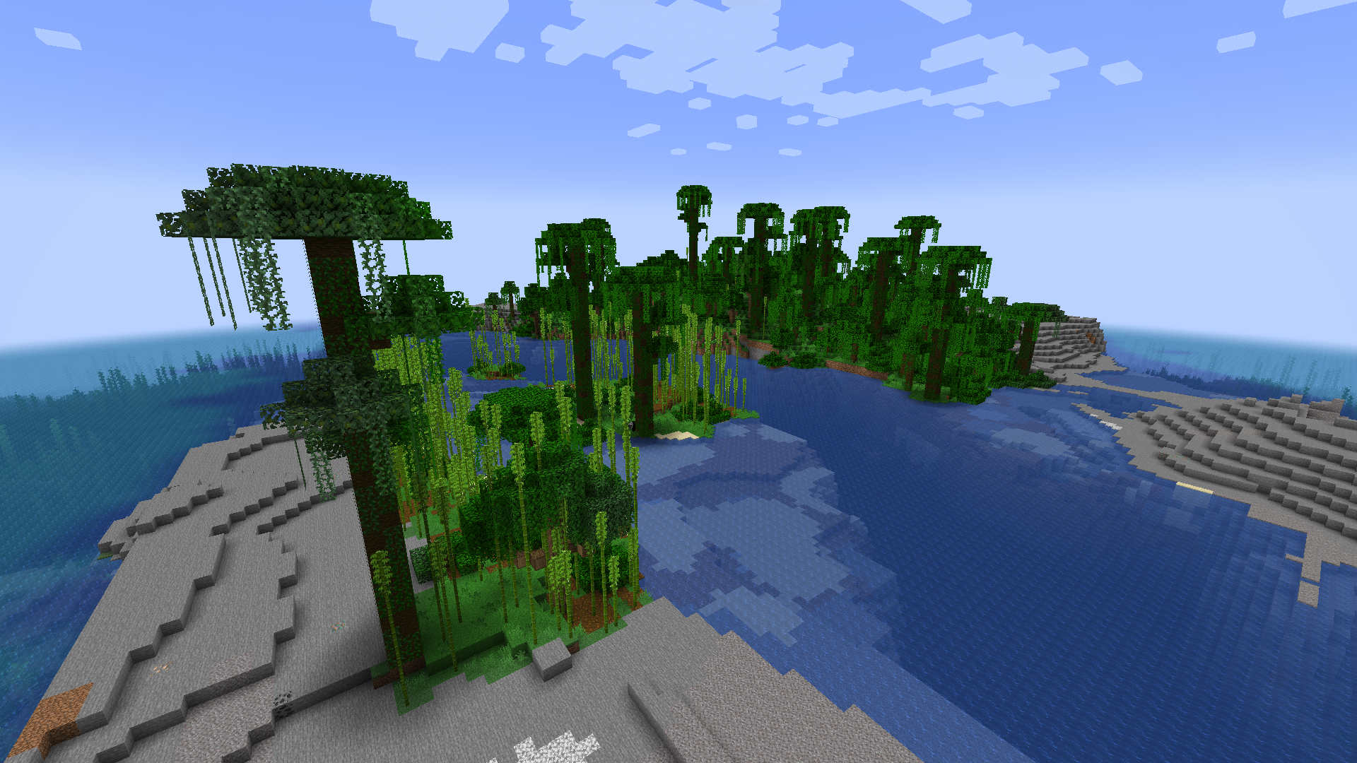 Example Minecraft landscape option