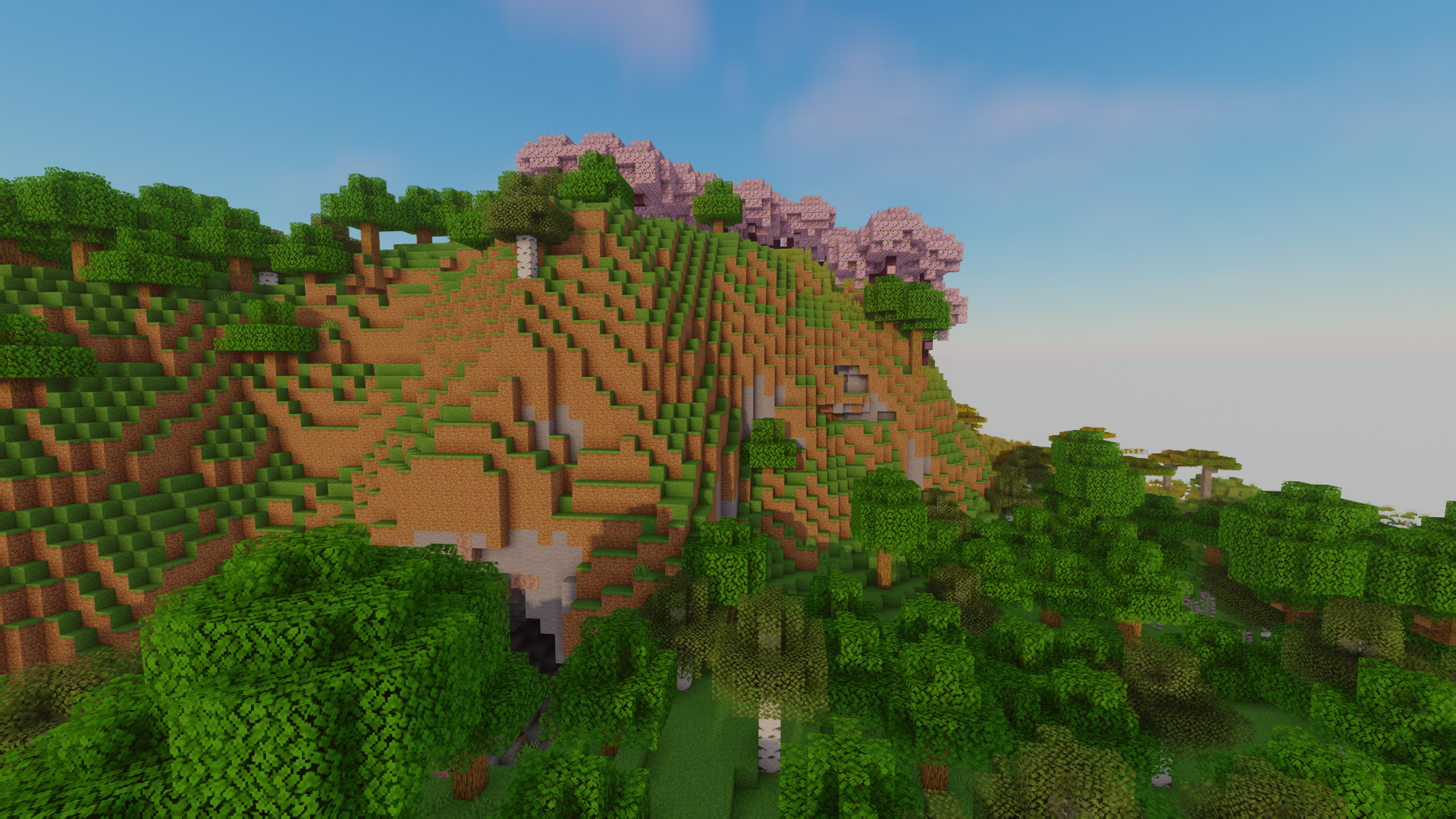 Example Minecraft landscape option