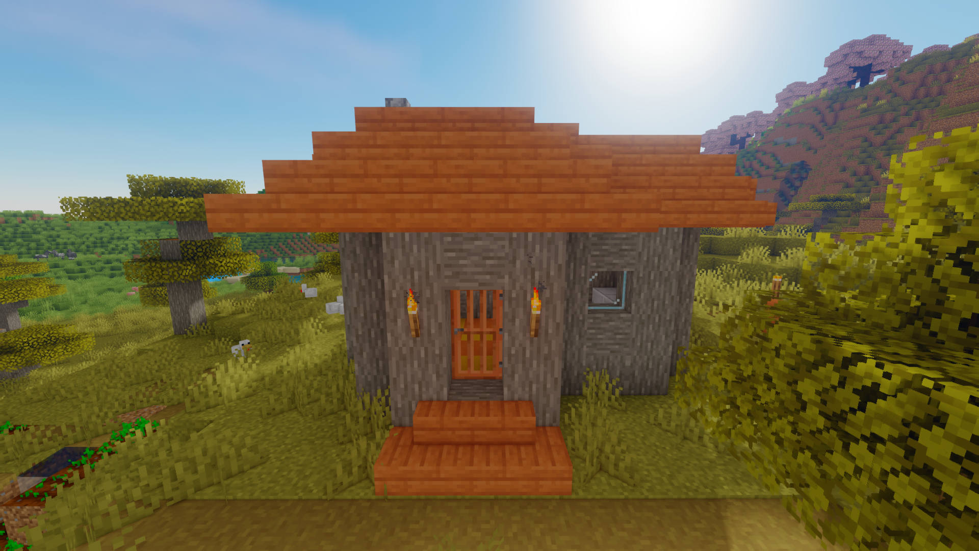 Example Minecraft landscape option