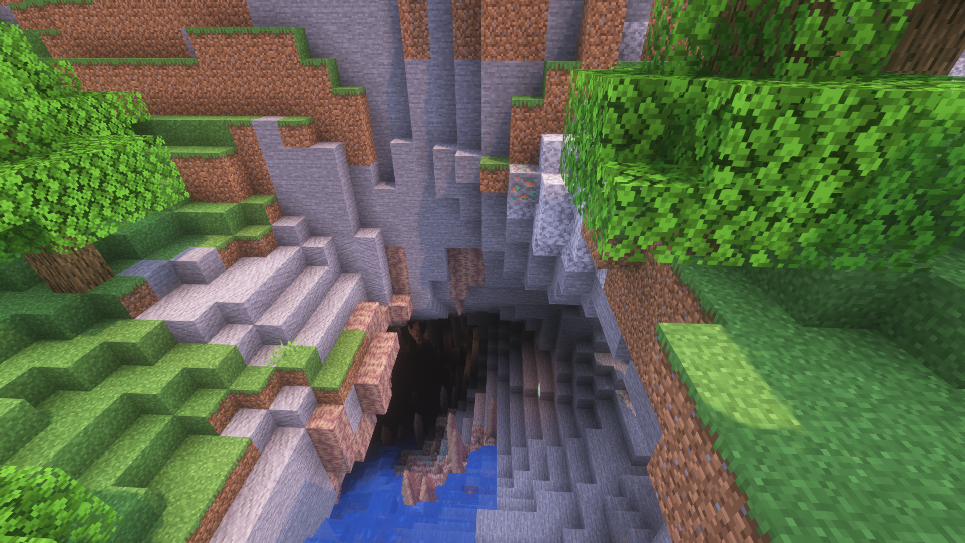 Example Minecraft landscape option