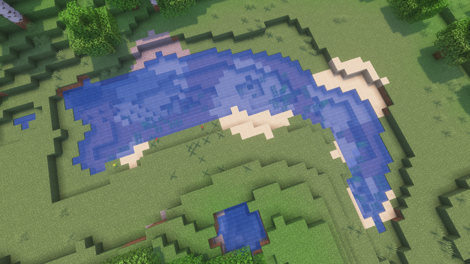 Example Minecraft landscape option