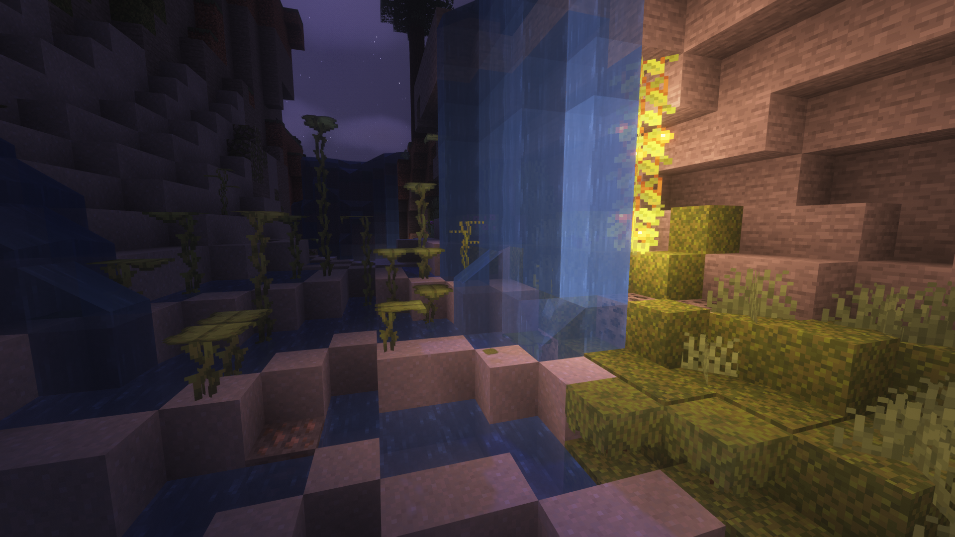 Example Minecraft landscape option