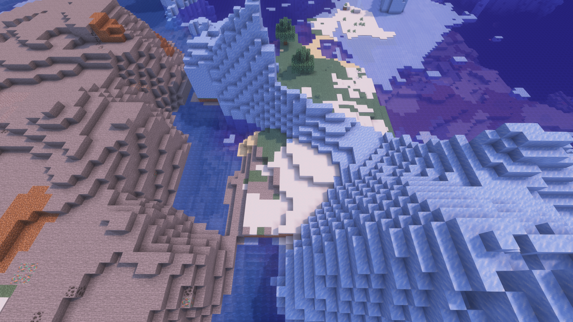 Example Minecraft landscape option